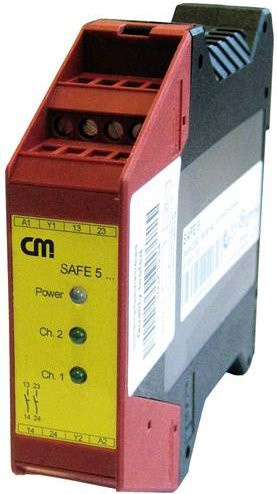 CM Manufactory Nachschaltgerät SAFE 5.1 in Rot mit 2 Schließern und Betriebsspannung 24 V/DC oder 24 V/AC - Bild 1