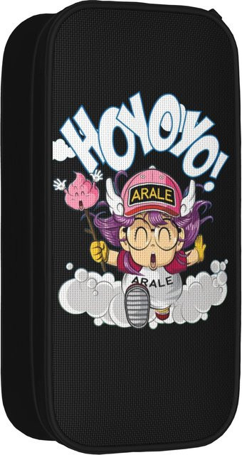 Bandai Dr. Slump Arale Federmäppchen aus Segeltuch in Schwarz im Retro-Stil für Mädchen und Jungen - Bild 1
