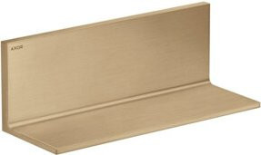 Hansgrohe Axor Uni. Rectangular Wandablage aus Messing in Brushed Bronze, Breite: 30 cm - Bild 1