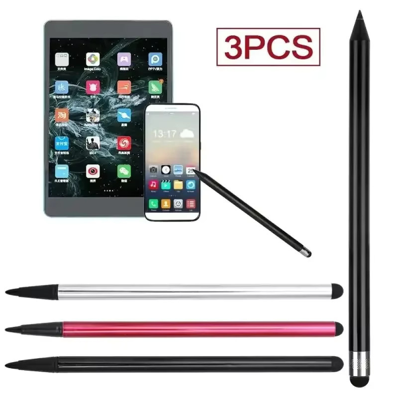Universeller Kapazitiver Dual-Screen Stylus Stift für iPad, Lenovo, Android, Xiaomi und Samsung in Rot - Bild 3