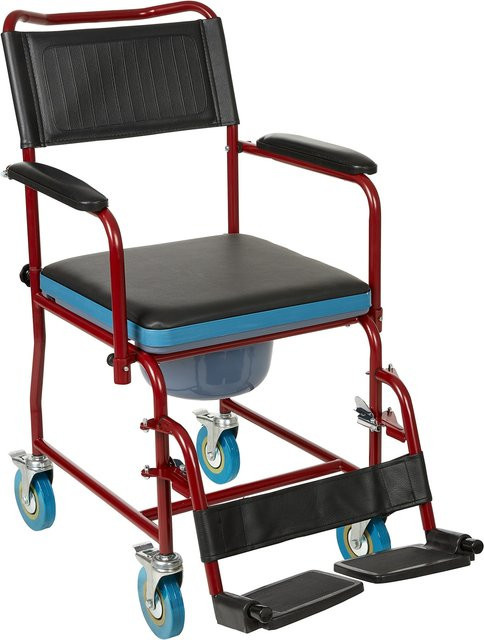 Mobiler Toilettenstuhl von Antar in Schwarz und Multicolour - Bild 1