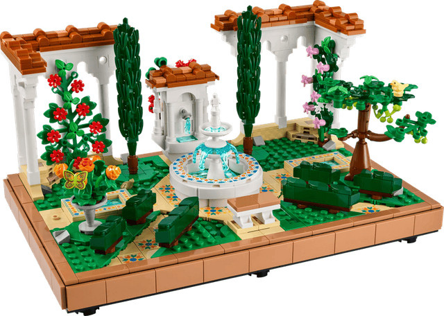 LEGO Icons Springbrunnengarten Konstruktionsspielzeug - Bild 6