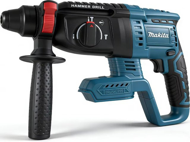 Makita 3-in-1 Akku-Bürstenloser Bohrhammer für Stahl und Beton mit 18V LXT Technologie - Bild 1