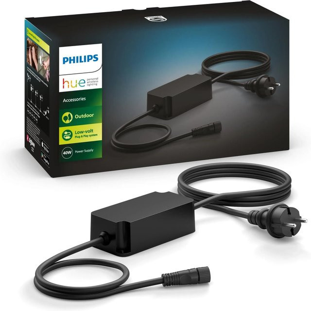 Philips Hue Outdoor-Netzteil 40 W in Schwarz - Bild 1