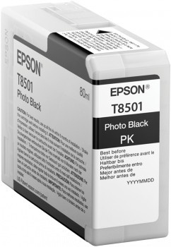 Epson T8501 Original Tintenpatrone Schwarz für SureColor P800 - Bild 1