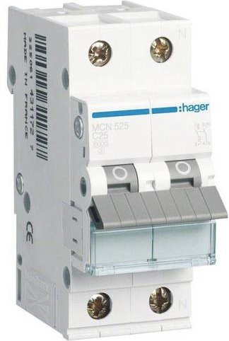 Hager Leitungsschutzschalter MCN525 2polig 25A 230V - Bild 1