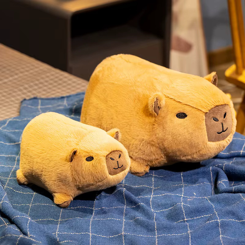 MIAOOWA Capybara-Plüschtier, 24/35 cm, braun - Bild 3