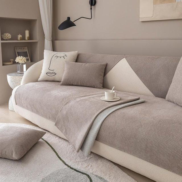 Rutschfestes Stoff-Sofa-Kissen von Super Six, modernes Sitzkissen aus Polyester, B/B: 70 x 70 cm - Bild 1