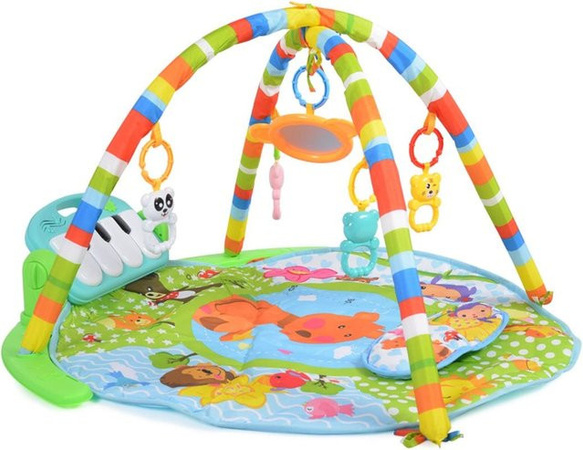 Moni Spielbogen Piano 696-R Krabbeldecke Spielcenter blau