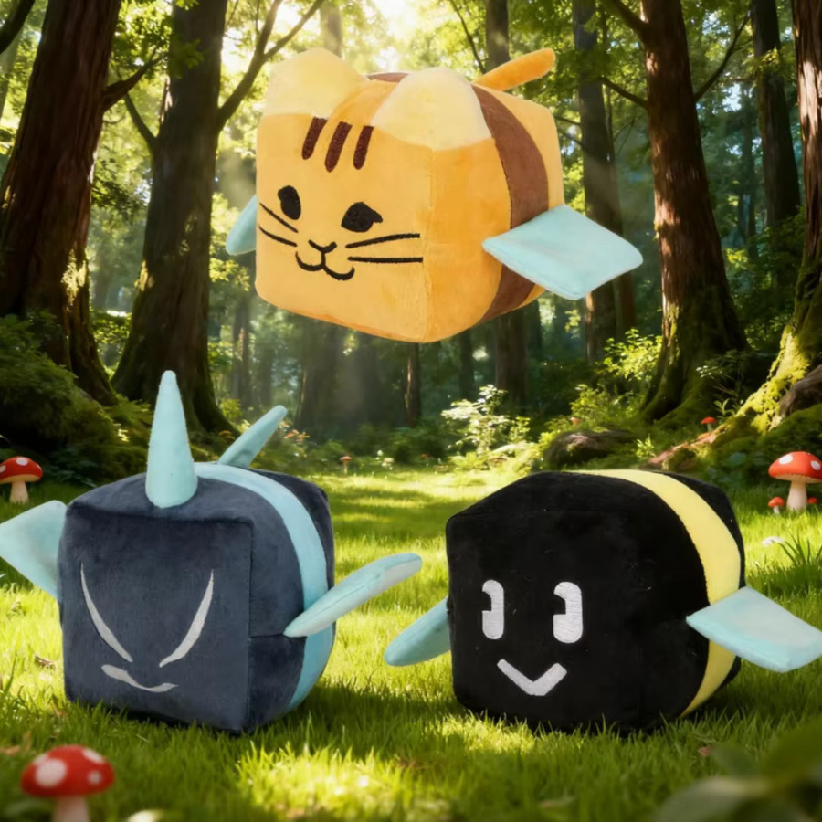 BOOKFONG Bee Swarm Simulator Tabby Bee Deluxe Plüschfigur, Stofftier - Bild 2