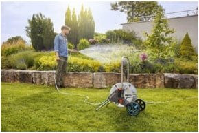 Gardena Schlauchwagen CleverRoll M Metal Set mit 20 m Classic-Schlauch 13 mm