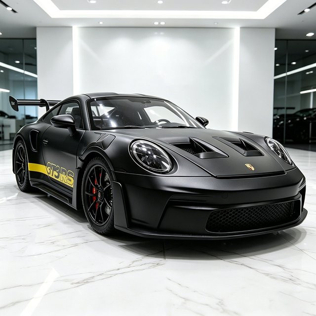 WELLY 911 GT3 RS Supercar Modellauto, 1:24, Metall, mit Rückziehfunktion, Sound und Licht - Bild 1