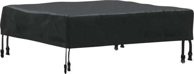 vidaXL Tischdecke quadratisch in Schwarz, wasserabweisend und pflegeleicht - Bild 1
