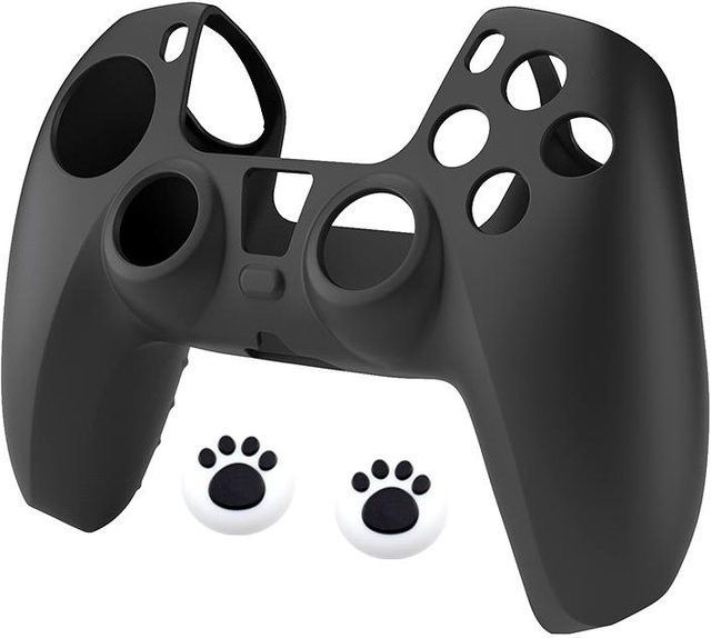 Sony Silikon Schutzhülle für PS5 Controller in Schwarz - Bild 1