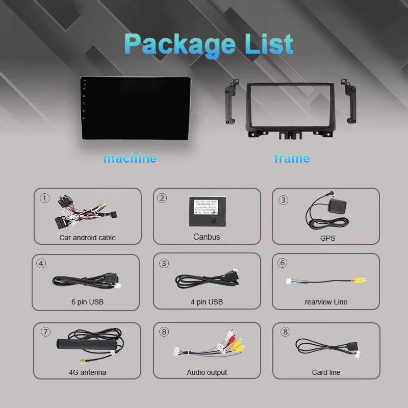 RSNAVI Android 16 Autoradio mit 2K QLED Display für Benz Sprinter und Volkswagen Crafter 2006 - 2016, Multimedia Videoplayer mit GPS, CarPlay und Stereo, Schwarz - Bild 2