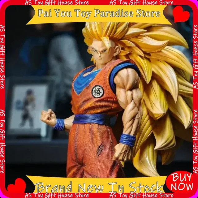 Bandai Dragon Ball Ssj3 Goku Actionfigur, 54cm, Kunststoff - Bild 1