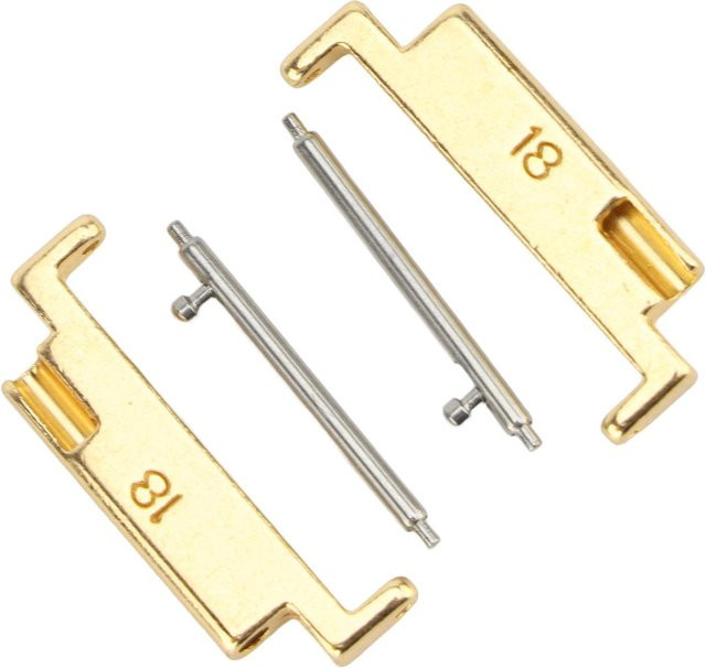 TOMTOP JMS Uhrenarmband Adapter, Edelstahl, Gold, Herren - Bild 1