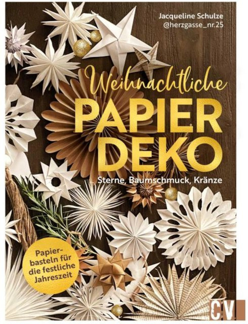 Weihnachtliche Papierdeko, Christophorus Verlag, deutsch - Bild 1