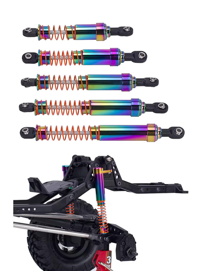 Fimonda Aluminium Big Bore Stoßdämpfer mit Offset-Dämpferkappe, 2-teiliges Set, 1:10 - Bild 6