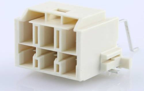 Molex Stiftgehäuse-Platine in Weiß mit 6 Polstellen und einem Rastermaß von 6,50 mm - Bild 1
