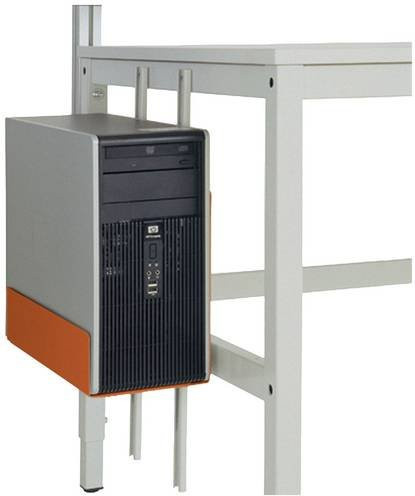 Manuflex CPU-Halter ZB3607.2001 in Rotorange RAL 2001, B/T/H: 180-250 x 450 x 290 mm - Bild 1