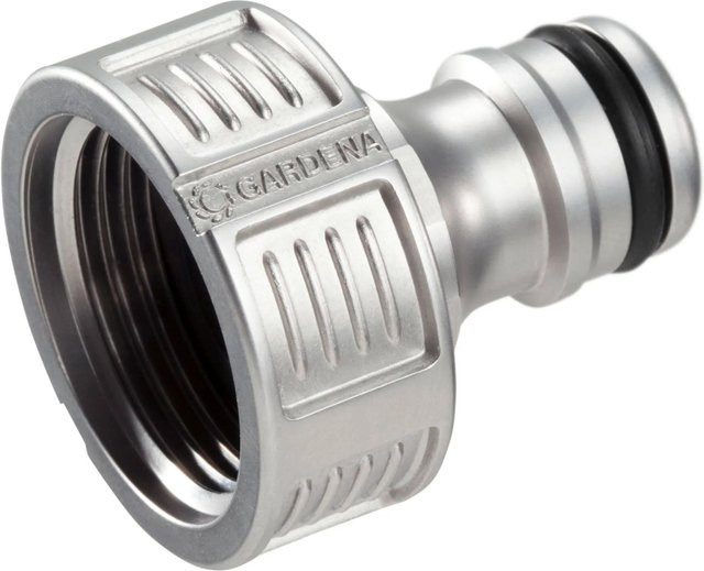 Gardena Premium Hahnverbinder aus Metall G 3/4'' in Silber - Bild 1