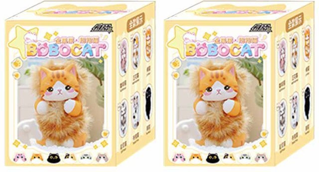 Boboco Golden Fruit Hug The Cat Series Blind Box, Puppe Rucksack Anhänger, ab 14 Jahren - Bild 1