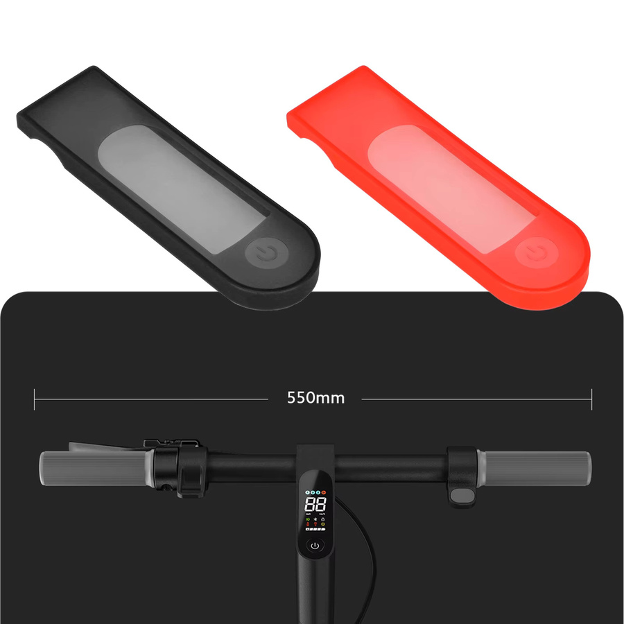 Wasserdichte und staubdichte Silikon-Armaturenbrett-Abdeckung für Xiaomi Electric Scooter 4 Ultra in Schwarz - Bild 3
