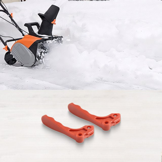 VIBRATITE 2-teiliges Ersatzset für Schneefräsen-Lenksteuerungsgriffe in Rot, passend für 731-06113 Modelle - Bild 1
