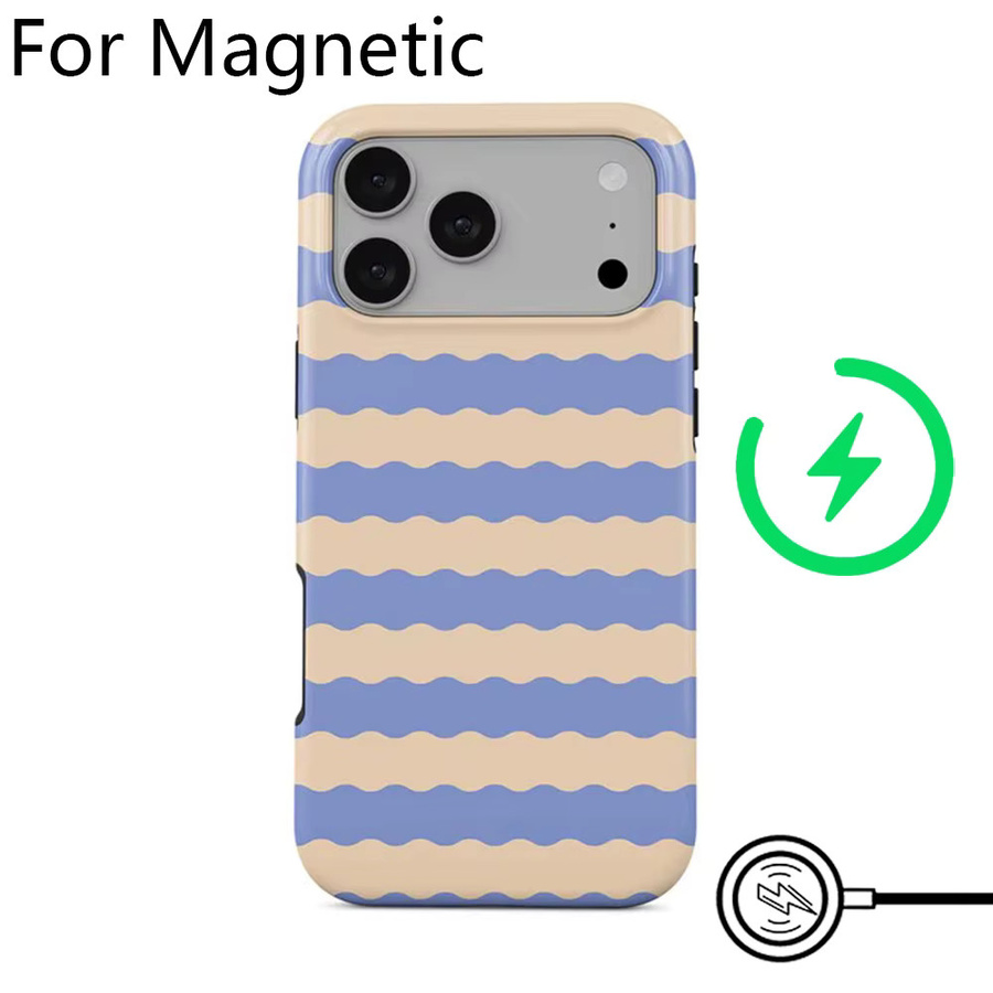Clmj Summer Forever Magnetische Doppelschicht Handyhülle für iPhone 17 16 15 14 13 12 11 Pro Max Plus Air - Bild 2