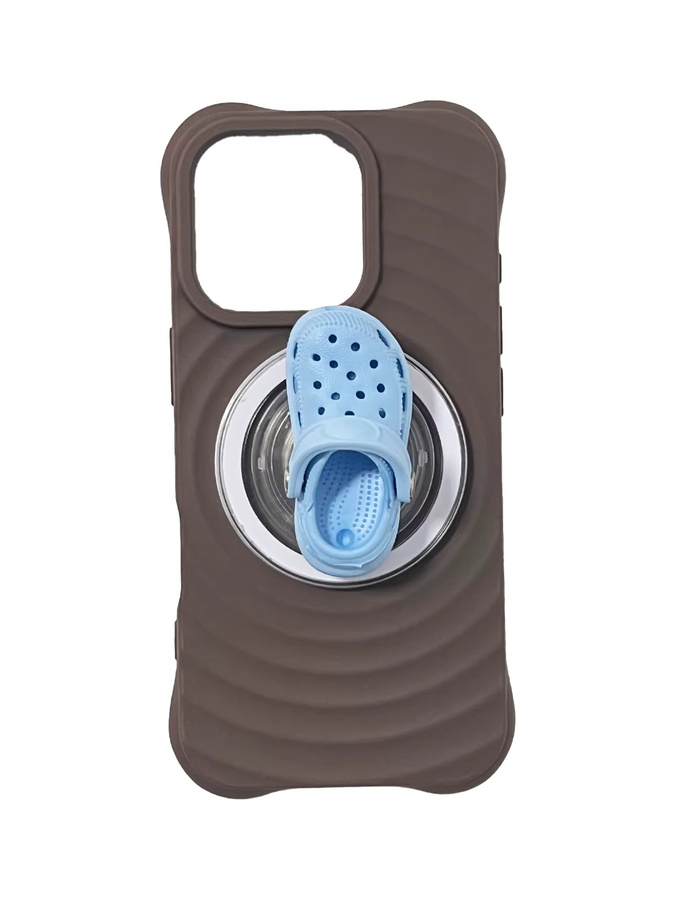 INS 3D Garten-Schuh Magnetische Handyhalterung für iPhone 17 Pro Max in Blau - Bild 3