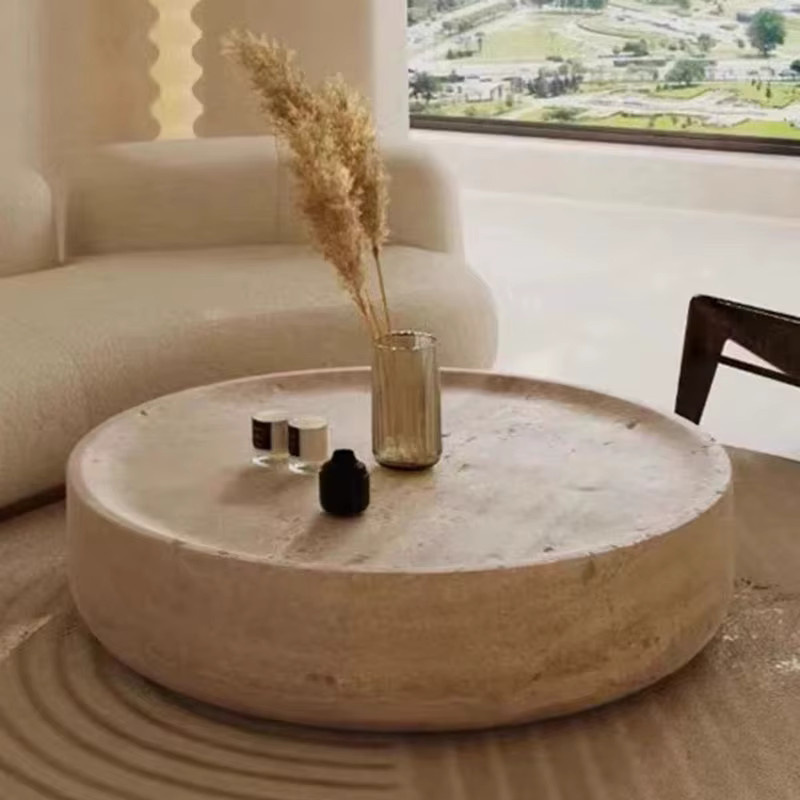 Runder Beistelltisch von DUTRIEUX in transparentem Design im Industrial-Stil für dein Wohnzimmer - Bild 3