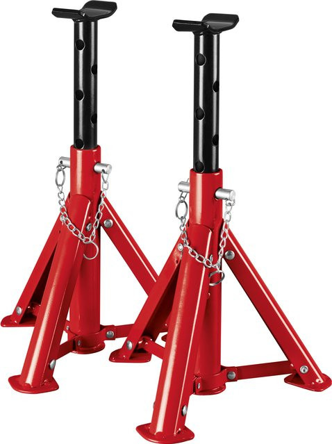 ULTIMATE SPEED Unterstellbock-Set aus Stahl in Rot, 2 Stück - Bild 1