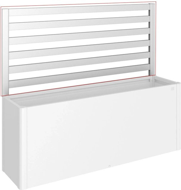 Biohort Rankgitter für Hochbeet und Pflanzbeet in Silber-Metallic, B: 4 m, H: 1 m - Bild 1
