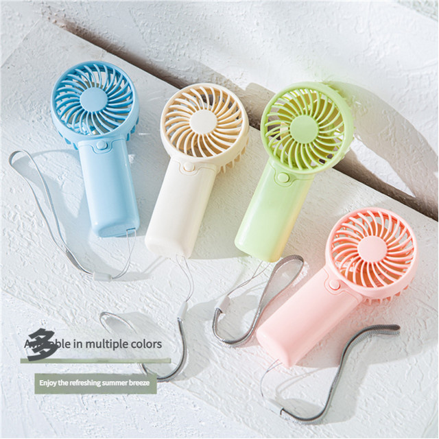 MEET SUN Tragbarer Mini-Handventilator in Pink und Multicolour mit AAA-Batteriebetrieb - Bild 1