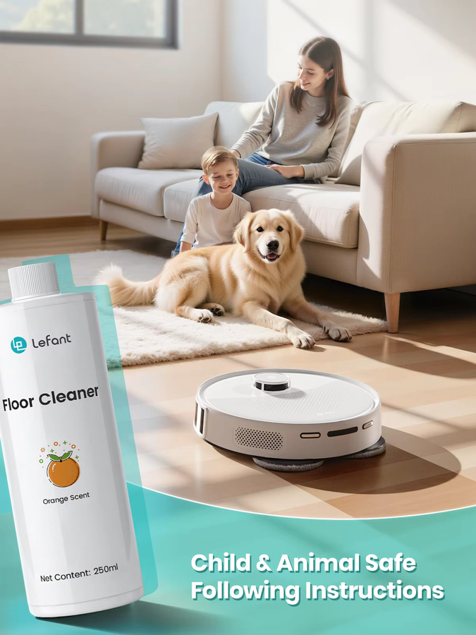 Lefant M3 / M3L Bodenreiniger-Reinigungslösung für Staubsaugerroboter in Weiß - Bild 5