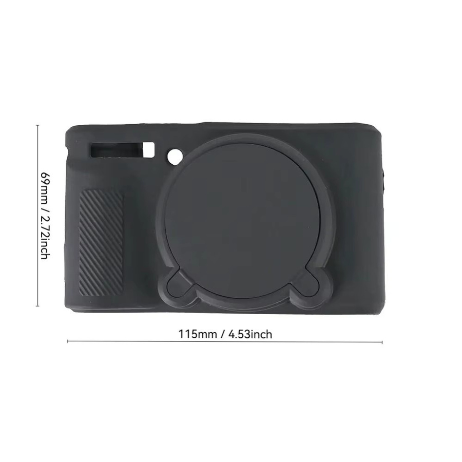 Silikon Kamera-Schutzhülle mit Objektivdeckel für Canon PowerShot SX730, SX740 und SX740HS - Bild 2