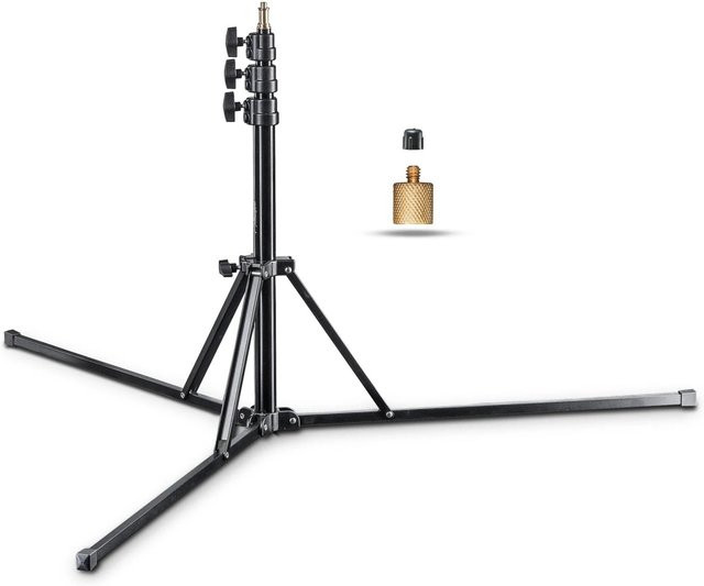 Walimex Pro GN-806 Lampenstativ Schwarz Höhe: 215 cm - Bild 1