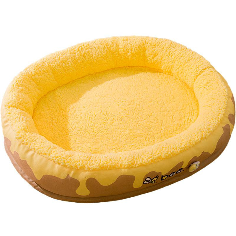 Kennel Ganzjahres-Hundebett zerlegbar und waschbar, winterwarme Hundematte für kleine und mittelgroße Hunde, Farbe: grau, B/T: 45 x 35 cm - Bild 2