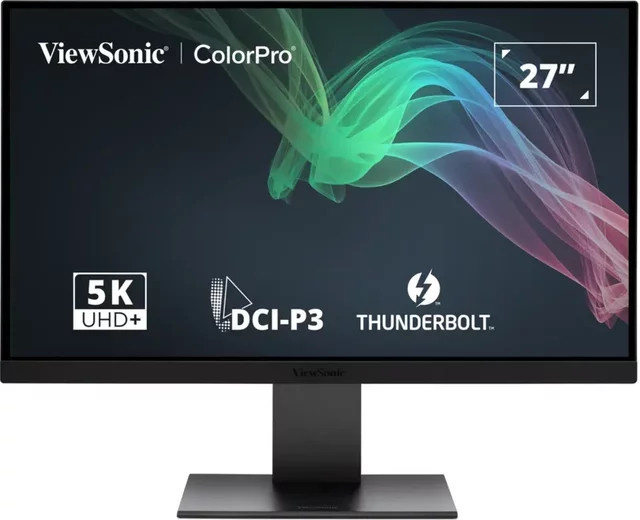 ViewSonic VP2788-5K Thunderbolt 4 Monitor, 27 Zoll, 5K IPS Display, Schwarz - Bild 1