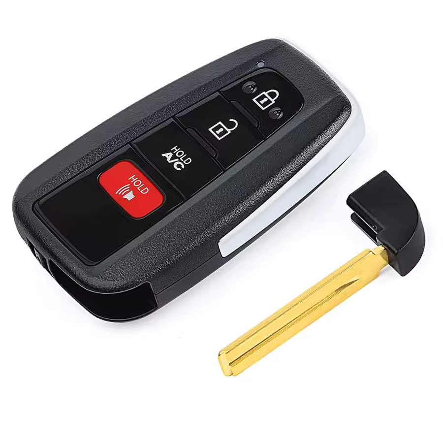 KEYECU Keyless Smart Remote Key Fob für Toyota Prius Prime 2017-2021, Farbe: Schwarz, 314,3 MHz, FCC ID: HYQ14FBE - Bild 5