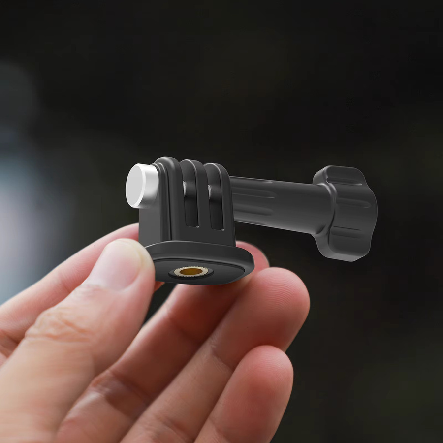 Sunnylife 1/4-Zoll-Schraubadapter als universelle Kamerahalterung für DJI OSMO Action 5 Pro 4 3, Pocket 3 und Insta360 Ace Pro 2 X4 X3 in Schwarz - Bild 2