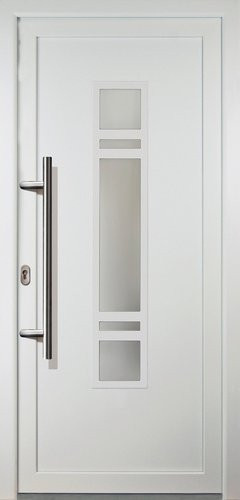 Meeth Kunststoff-Haustür Signum Exklusiv in Weiß mit satiniertem Glaseinsatz, nach innen öffnend, B/H: 108 x 200 cm - Bild 1