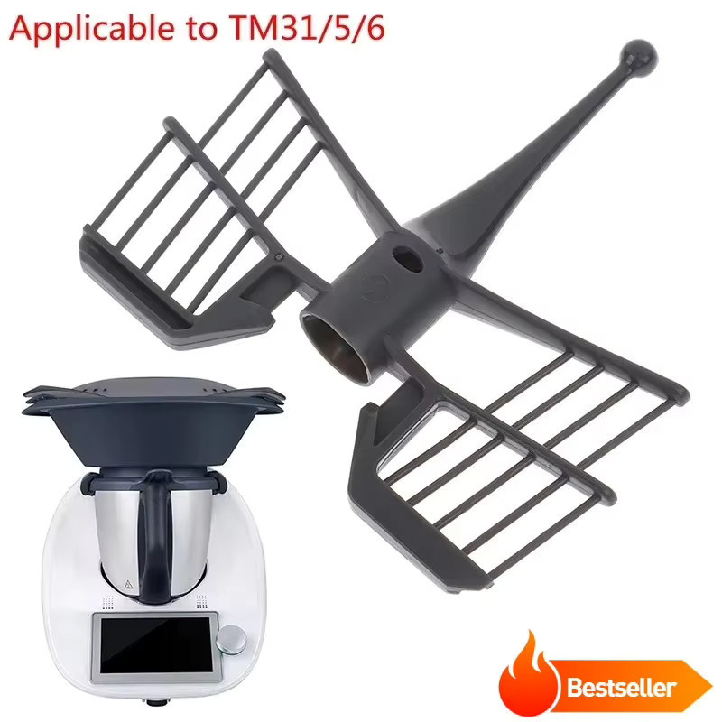 Butterfly Blender Scraper Spatula von Vorwerk für Thermomix TM31 TM5 TM6 in Grau aus Kunststoff - Bild 3