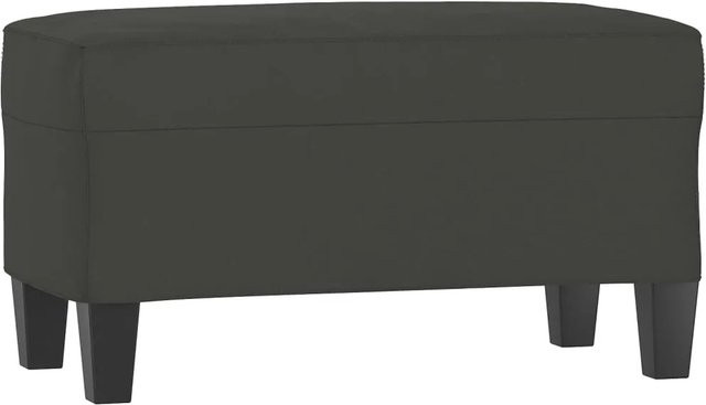 vidaXL Sitzbank aus Mikrofasergewebe in Dunkelgrau, B/T/H: 70 x 35 x 41 cm - Bild 1