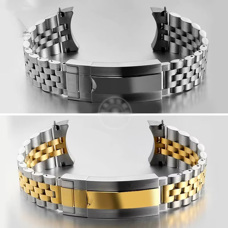 Uhrenarmband Edelstahl, Silber, Herren - Bild 3