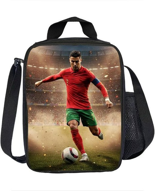 Ronaldo Thermotasche CR Fußballstar Isolierte und Auslaufsichere Lunchbox in Multicolour von Fancy Style Studio - Bild 1