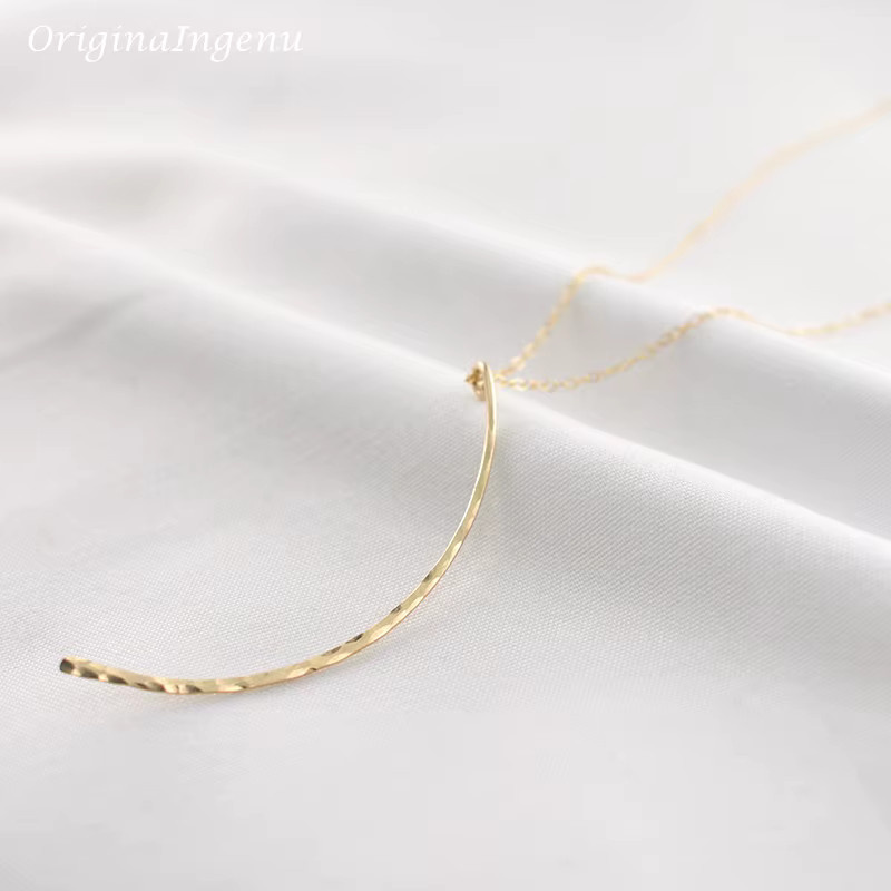 OriginaIngenu Halbmond-Halskette, 14 Karat Gold gefüllt, Gold, Unisex - Bild 2