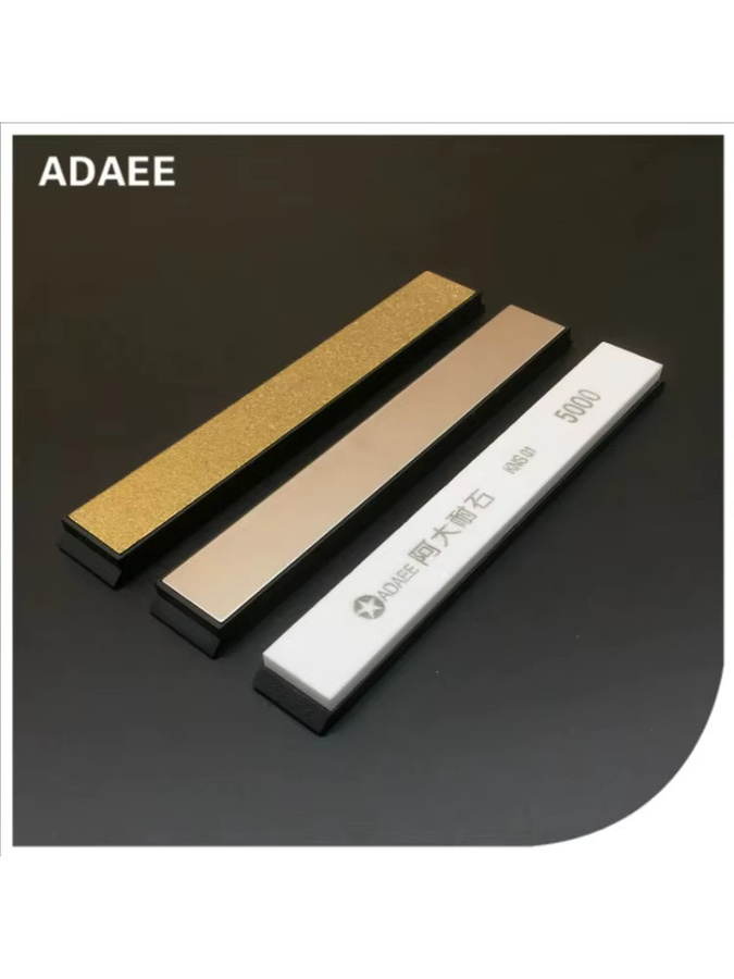 Adaee Titan-Diamant-Schleifstein Set für Bleistiftspitzer, 3 Stück, Körnung 240, 800, 5000, B/H/T: 5,9 x 0,8 x 0,2 cm - Bild 3