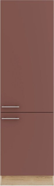 OPTIFIT Bari407 Küchen-Apothekerschrank in Rostrot mit modernem Design und mattem Finish, Breite: 60 cm - Bild 1